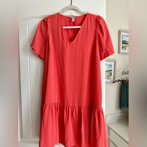 Peach A New Day Ruffle Hem Dress